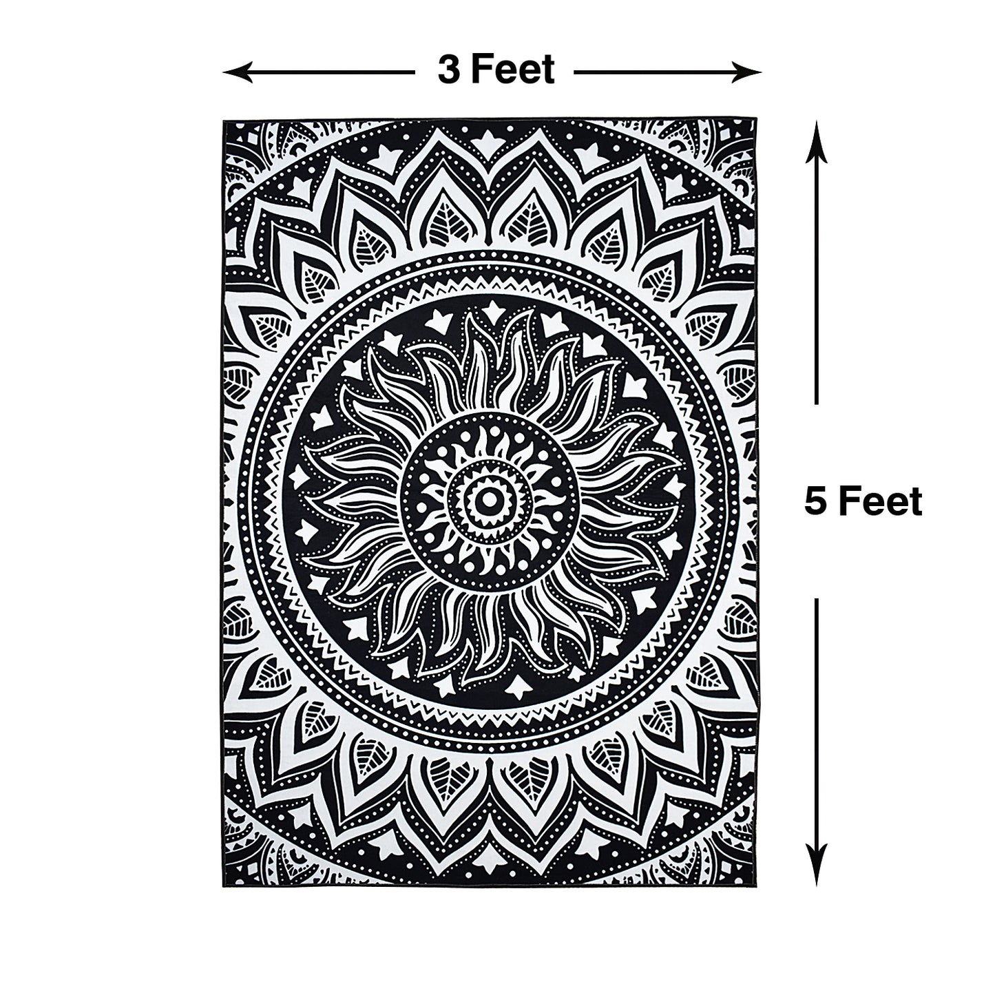 Ishro Home Premium Anti-Skid Carpets