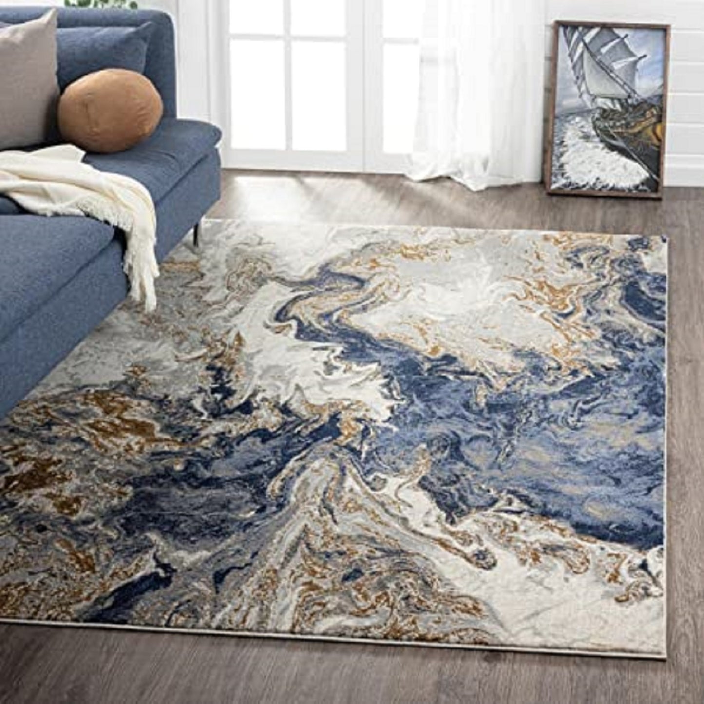 Ishro Home Premium Anti-Skid Carpets