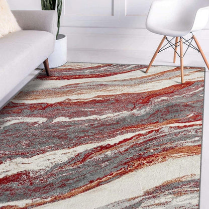 Ishro Home Premium Italian Carpets for Living Room/Bedroom/Home, Waterproof and Anti-Skid