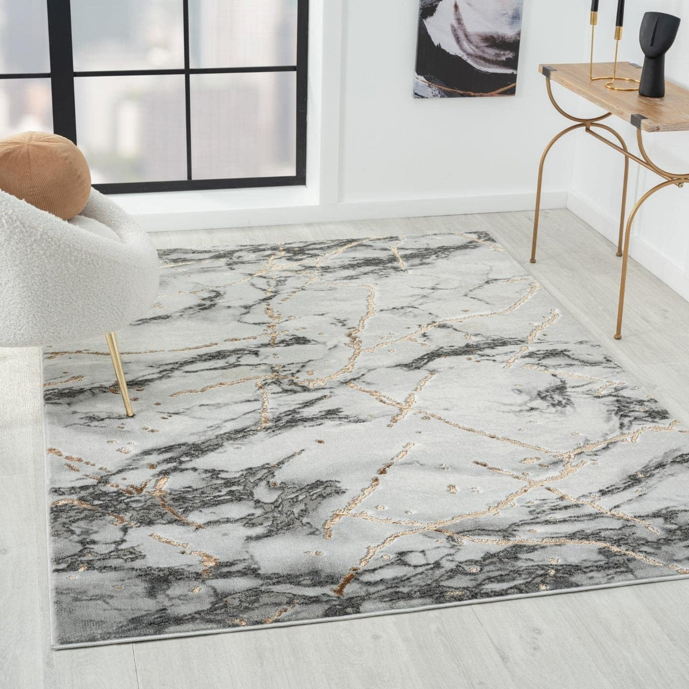 Ishro Home Premium Italian Carpets for Living Room/Bedroom/Home, Waterproof and Anti-Skid