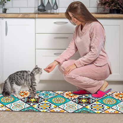 Ishro Home Premium Kitchen Mats ("18x54"& 18"x28")