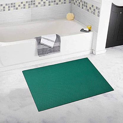 Premium Anti-Skid Rubber Bathroom & Multipurpose Mat | Waterproof | Grey (2×3 Ft)
