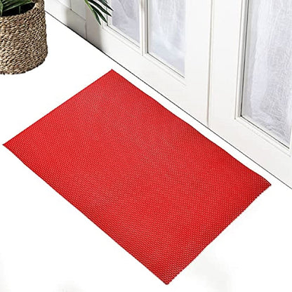 Premium Anti-Skid Rubber Bathroom & Multipurpose Mat | Waterproof | Grey (2×3 Ft)