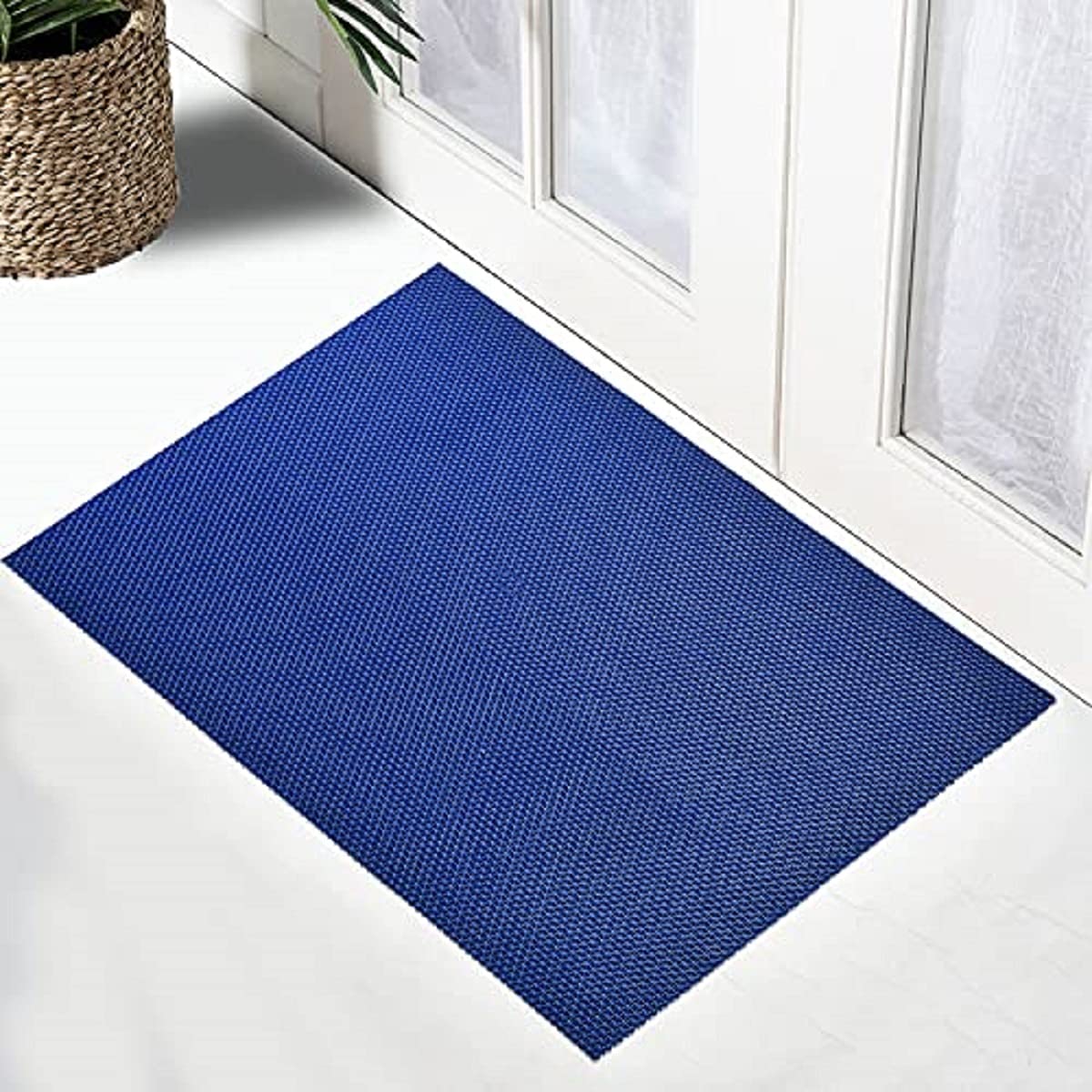 Premium Anti-Skid Rubber Bathroom & Multipurpose Mat | Waterproof | Grey (2×3 Ft)