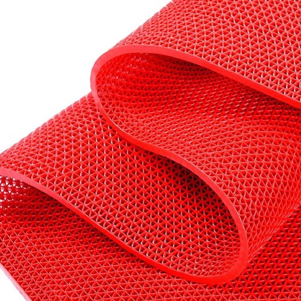 Premium Anti-Skid Rubber Bathroom & Multipurpose Mat | Waterproof | Grey (2×3 Ft)