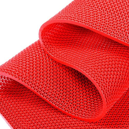 Premium Anti-Skid Rubber Bathroom & Multipurpose Mat | Waterproof | Grey (2×3 Ft)