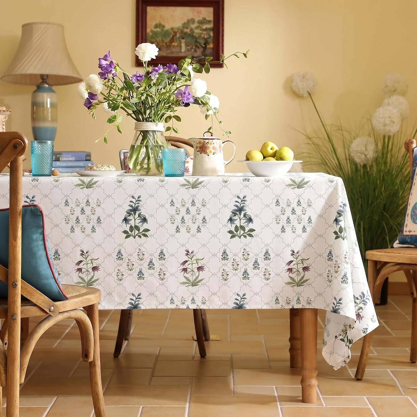 Ishro Home Premium Dining Table Cover – 6 Seater