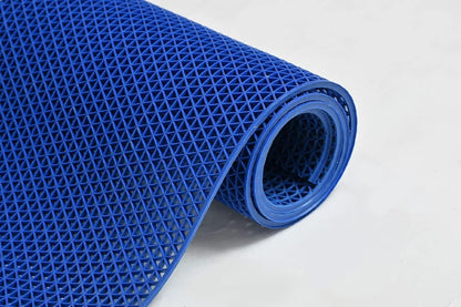Premium Anti-Skid Rubber Bathroom & Multipurpose Mat | Waterproof | Grey (2×3 Ft)