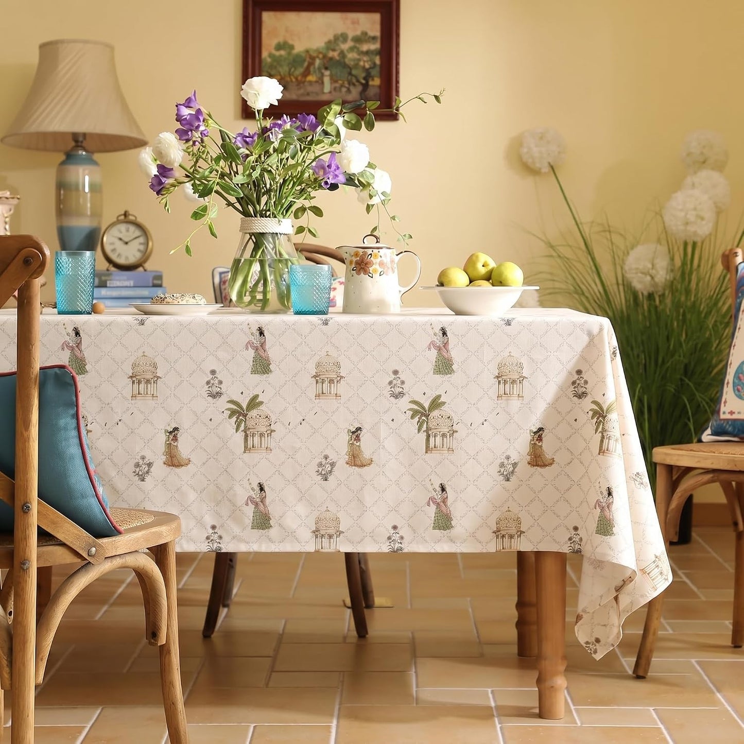 Ishro Home Premium Dining Table Cover – 6 Seater