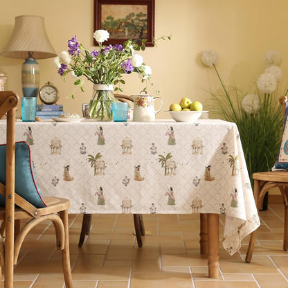 Ishro Home Premium Dining Table Cover – 6 Seater