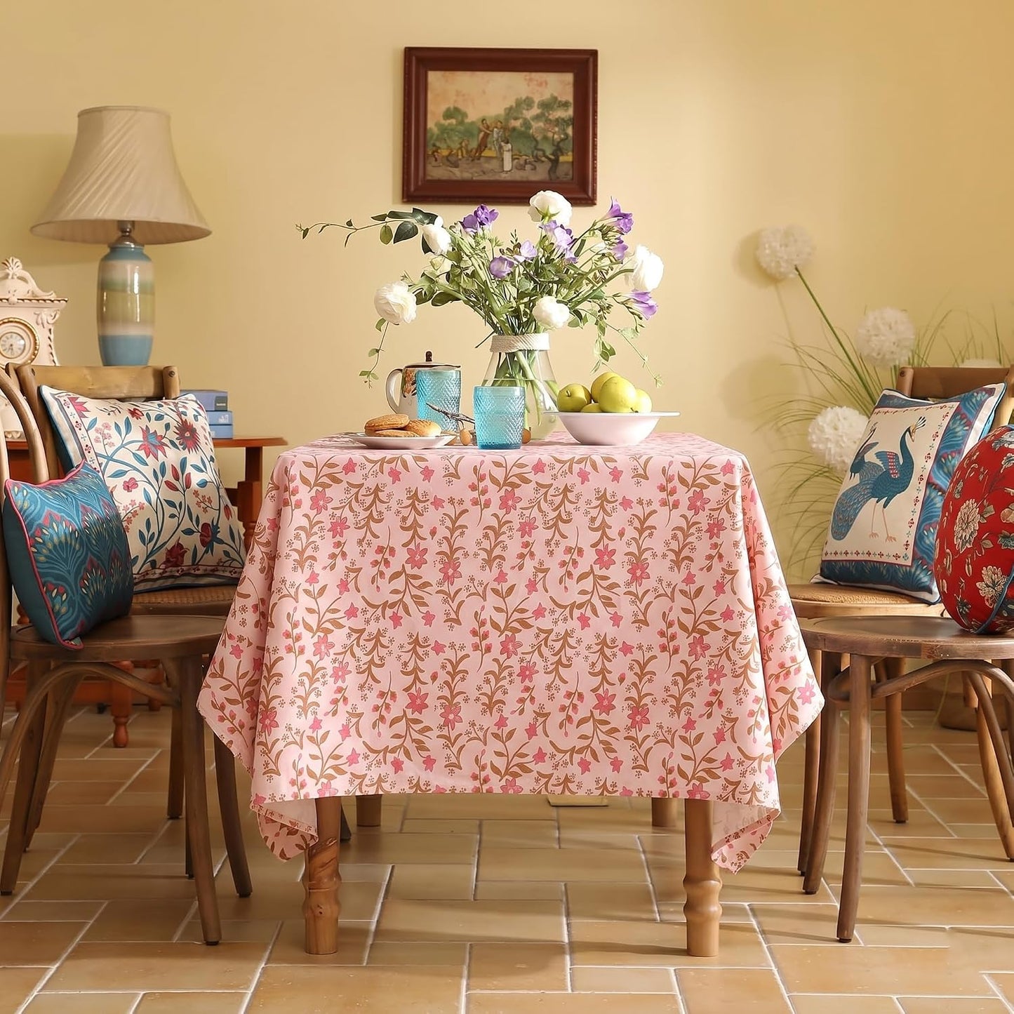 Ishro Home Premium Dining Table Cover – 6 Seater