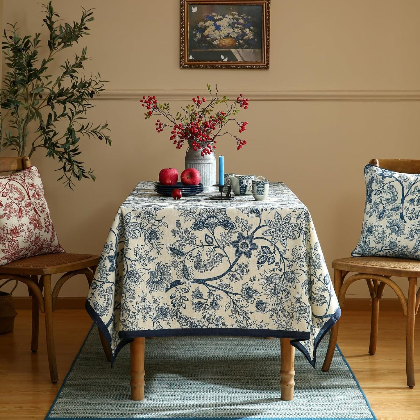 Ishro Home Premium Dining Table Cover – 6 Seater