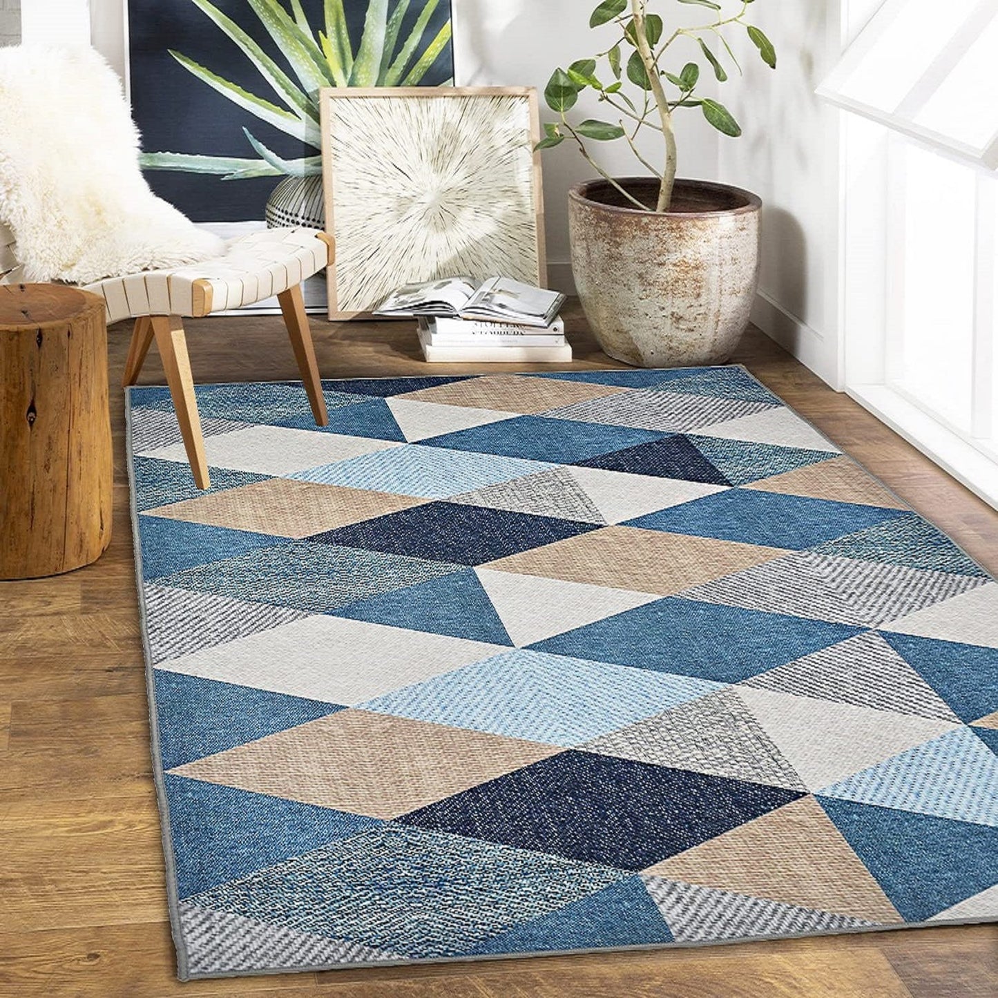 Ishro Home Premium Anti-Skid Carpets