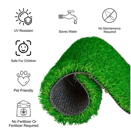 35mm Artificial Grass Mat for Balcony | Ishro Home