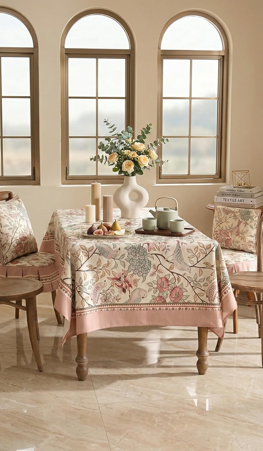 Ishro Home Premium Dining Table Cover – 6 Seater
