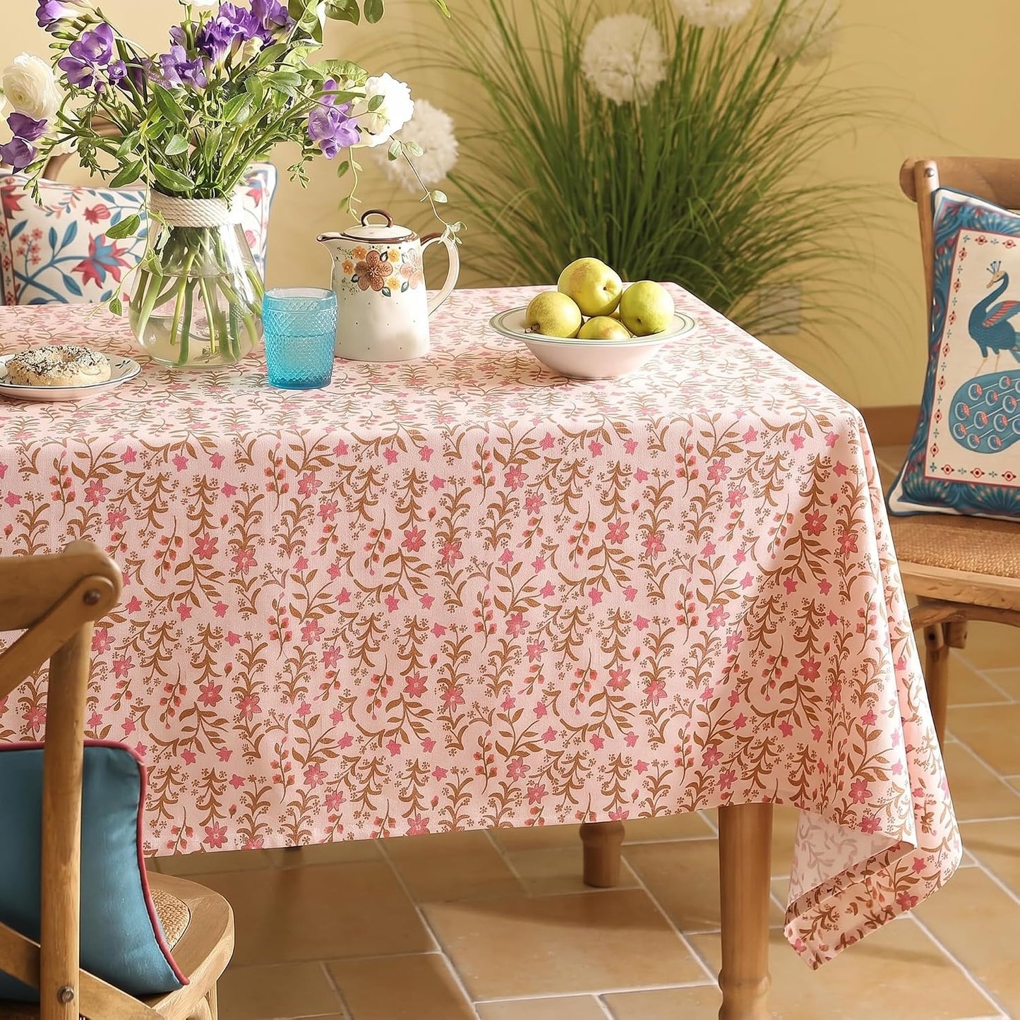 Ishro Home Premium Dining Table Cover – 6 Seater