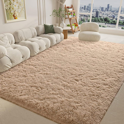 Ishro Home Premium Carpets for Living Room/Rugs for Living Room, Fluffy and Soft Shaggy Carpet