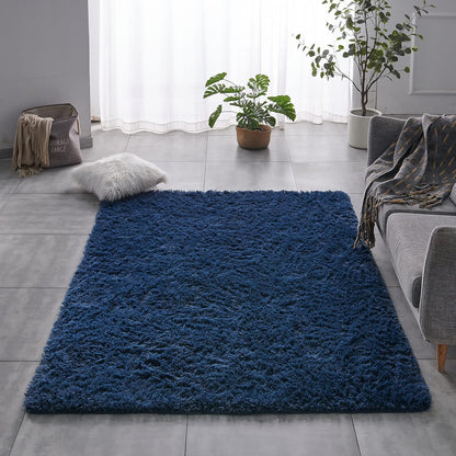 Ishro Home Premium Carpets for Living Room/Rugs for Living Room, Fluffy and Soft Shaggy Carpet