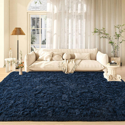 Ishro Home Premium Carpets for Living Room/Rugs for Living Room, Fluffy and Soft Shaggy Carpet