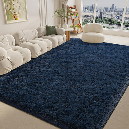 Ishro Home Premium Carpets for Living Room/Rugs for Living Room, Fluffy and Soft Shaggy Carpet