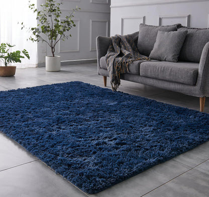 Ishro Home Premium Carpets for Living Room/Rugs for Living Room, Fluffy and Soft Shaggy Carpet