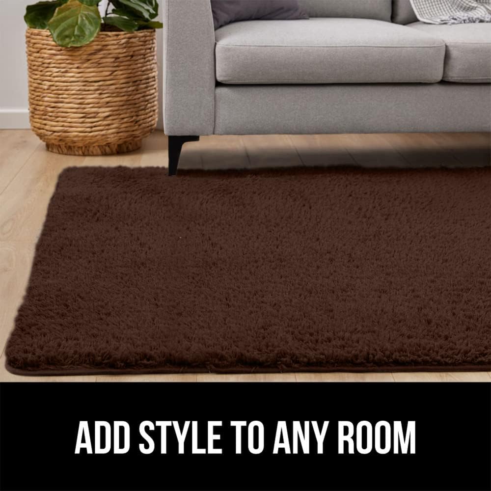 Ishro Home Premium Carpets for Living Room/Rugs for Living Room, Fluffy and Soft Shaggy Carpet