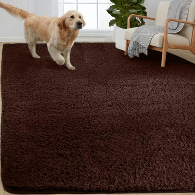 Ishro Home Premium Carpets for Living Room/Rugs for Living Room, Fluffy and Soft Shaggy Carpet