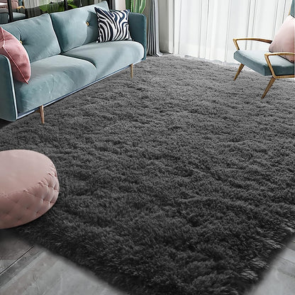 Ishro Home Premium Carpets for Living Room/Rugs for Living Room, Fluffy and Soft Shaggy Carpet