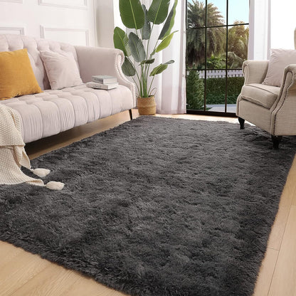 Ishro Home Premium Carpets for Living Room/Rugs for Living Room, Fluffy and Soft Shaggy Carpet