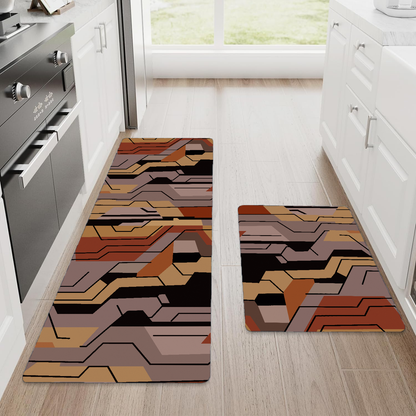 Ishro Home Premium Kitchen Mats ("18x54"& 18"x28")